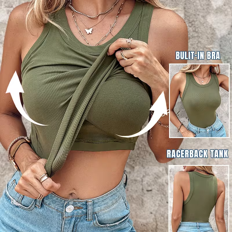 Tank Top with Built-in-Bra