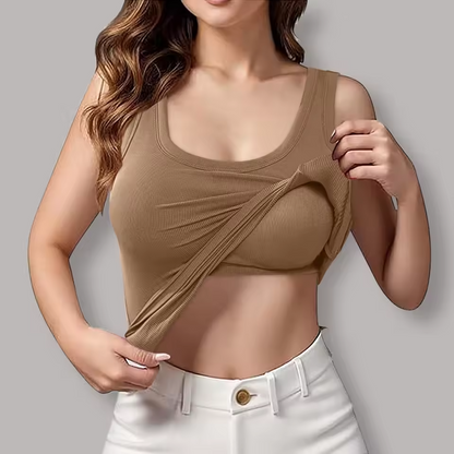 Tank Top with Built-in-Bra